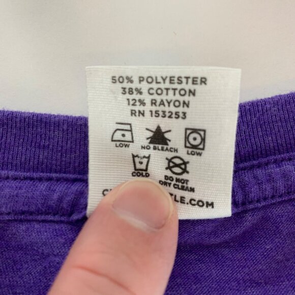 Kansas State Wildcats NCAA Retro Charlie Hustle Short Sleeve Shirt Mens XL - Picture 4 of 5